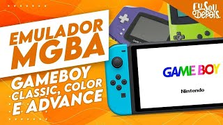 MGBA EMULADOR DE GAMEBOY CLASSIC COLOR E ADVANCE [upl. by Llig]