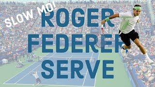 Roger Federer Serve l Slow Motion HD l Groundstrokes l And More [upl. by Lisan]