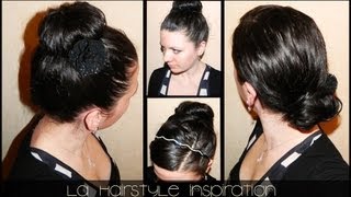 ✿ Chignon Danseuse  3 Techniques simples et rapides  ✿  LA Hairstyle Inspiration [upl. by Ogawa]