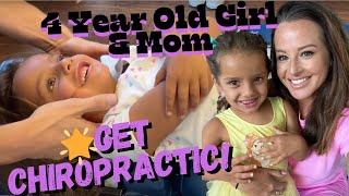 🌟4 Year Old Girl amp Mom Get Chiropractic Care [upl. by Mathe427]