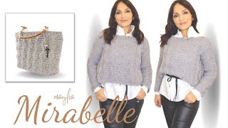 TUTORIAL maglione uncinetto quotMirabellequot [upl. by Torre]