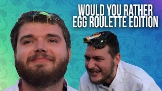 Smashing Eggs in Each Others Faces  WOULD YOU RATHER EGG CHALLENGE [upl. by Jez623]