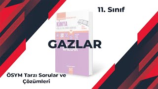 Çap Yayınları Kimya  Gazlar 11Sınıf  Sayfa 10  ÖSYM TARZI SORULAR VE ÇÖZÜMLERİ [upl. by Cowie]