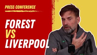 Nottingham Forest vs Liverpool  Jurgen Klopp PreMatch Press Conference [upl. by Reibaj]