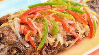 ADOBONG BABOY AT ESCABECHENG ISDA  MUKBANG [upl. by Inahteb]