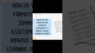 Using Formative Assessments to Boost Student Learning  Teacher Interview Tips education teaching [upl. by Springer]