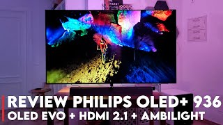 Review Philips OLED 936 la elegancia hecha televisor [upl. by Vergos]