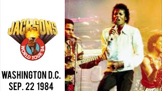 The Jacksons  Victory Tour Live in Washington DC September 22 1984 [upl. by Riocard635]