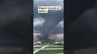 Biggest tornado of 2024 in Omaha ne [upl. by Yntirb284]