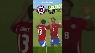 DE ULTIMO MINUTO GOLAZO de Agustín SILVA Chile SudamericanoSub15 futbolchileno [upl. by Aihsar]