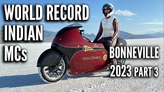 Breaking Records Indian Land Speed Racing Team  Bonneville Speed Week 2023 Part 3 [upl. by Nrobyalc991]