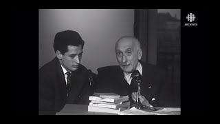 En 1959 entrevue conjointe avec François Mauriac et Michel Del Castillo [upl. by Agna353]