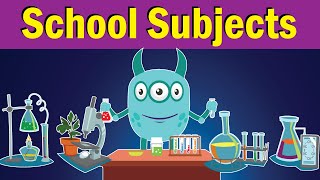 School Subjects Song  What Do You Study at School  Fun Kids English [upl. by Lewse]