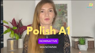 Polish A1 Master the Nominative Case in Polish  Essential Grammar for Beginners [upl. by Lyndsay]