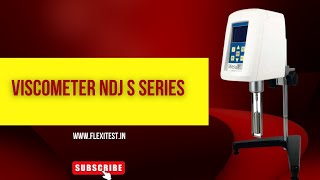 Viscometer ME NDJ S Series  How to use digital viscometer [upl. by Gainor]