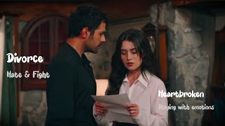 Zeynep amp Halil emotional game  fake marriage english dubbing winds of love ruzgarli tepe [upl. by Nosreve]