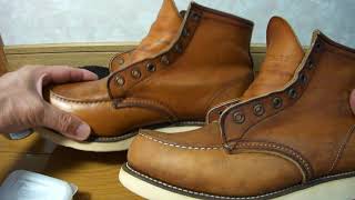 1997年製RED WING 875犬刻印を自然なつや感に仕上げてみる。 レッドウィング [upl. by Gibson]