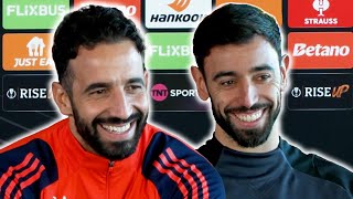 🔴 LIVE  Ruben Amorim and Bruno Fernandes prematch press conference  Man Utd v BodoGlimt [upl. by Assilam]