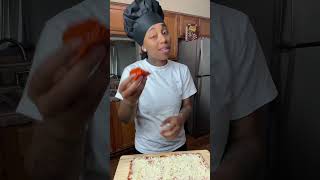 Let’s Make Flatbread Pizza viralvideo food foodie pizza cookwithme [upl. by Ahsa892]