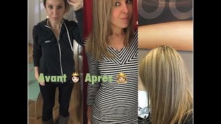 Vlog chez le coiffeur Mes mèches pour être blonde [upl. by Tnomyar]