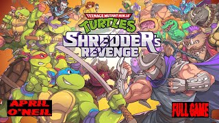 TMNT Shredders RevengeFull Game1080P WalkthroughApril ONeil [upl. by Valsimot37]