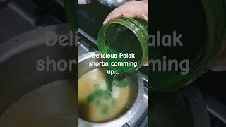 Delicious PALAK SHORBA Subscribe to watch detailed recipe [upl. by Hocker]