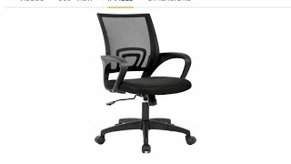 Home Office Chair Ergonomic Desk Chair Mesh Computer Chair [upl. by Tarazi]