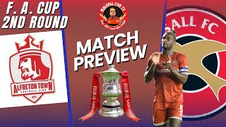 FA Cup Rd 2 Alfreton v Walsall match preview [upl. by Ramed]