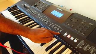 Yamaha psr e463 registration memory basic tutorial [upl. by Aslin]