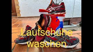 Laufschuhe waschen und reinigen [upl. by Stoecker]