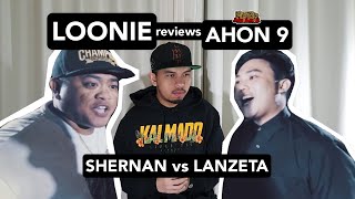 LOONIE  BREAK IT DOWN Rap Battle Review E70  AHON 9 SHERNAN vs LANZETA [upl. by Clare]