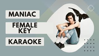 Maniac Female Key Karaoke F Conan Gray [upl. by Silvia700]