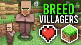 How To Breed Villagers In Minecraft  Full Guide [upl. by Mullins]