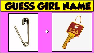 Guess Girl Name from Emoji Challenge  Hindi Paheliyan  Riddles in Hindi  Queddle [upl. by Burnside991]