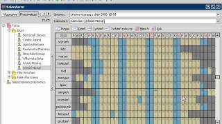 Przedłużanie kalendarzy pracowniczych [upl. by Ddahc]