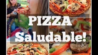 PIZZA SALUDABLE Sin harina [upl. by Ninel557]