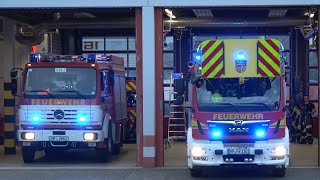 Ankommende FFler Löschzug der Freiwilligen Feuerwehr Viernheim rückt aus zu Wohnungsbrand  F2Y [upl. by Hanzelin701]