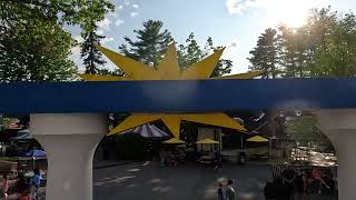 Starblaster 4K POV Canobie Lake Park Salem New Hampshire Opening Day 2023 [upl. by Hanny]