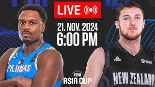 🔴 LIVE NOW Gilas Pilipinas vs New Zealand  FIBA Asia Cup Qualifiers  November 21 2024 NBA 2K25 [upl. by Agate]