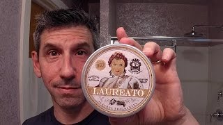 Abbate Y La Mantia quotLaureatoquot shave soap Edwin Jagger DE89 razor Myrsol quotAntesolquot prepost shave [upl. by Enelram66]