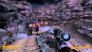 Fallout New Vegas Kill Legate Lanius in Three Shots [upl. by Korie436]