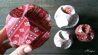 Hattifant  Christmas PATTERNS Triskele Paper Globe TUTORIAL [upl. by Imogene]