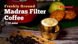 Madras Filter Coffee  Traditional South Indian Filter Coffee  Filter Kaapi  Cookd [upl. by Viridissa472]