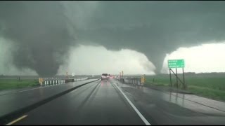 Extreme Weather DoubleTornado Rips Through Nebraska [upl. by Ajaj890]