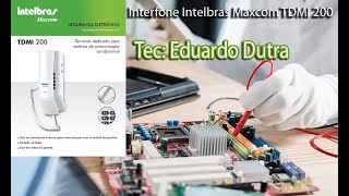 Como desmontar o interfone intelbras TDMI 200 [upl. by Yrad]