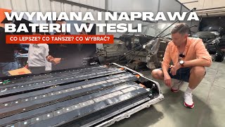 Naprawa i wymiana baterii w Tesli Update  EV REPAIR [upl. by Aitat533]