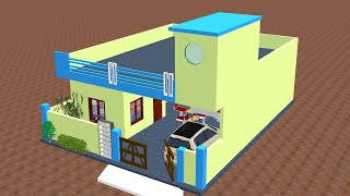 30 x 40 House Design With Car Parking  GHAR KA NAKSHA With Detail  1200 SQFT HOUSE PLAN [upl. by Osnofledi]