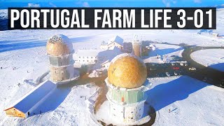 Does it SNOW in Portugal  PORTUGAL FARM LIFE S301❄ [upl. by Asert664]