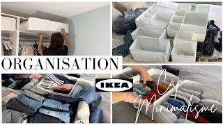 ORGANISATION EXTRÊME  IKEA ✨ Je désencombre mon dressing ✨ [upl. by Kala924]