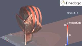 Wind turbine CFD simulation [upl. by Emanuel]